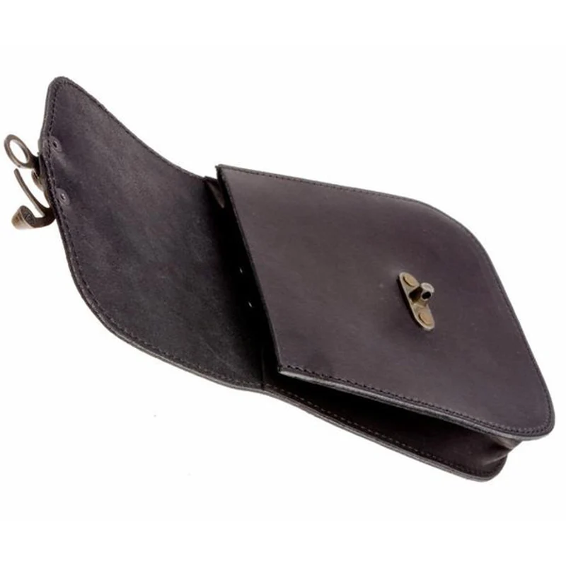 Średniowieczny skórzany portfel na pasek w stylu wikingów, torba męska damska steampunk, kostium rycerza pirata, antyczna sakiewka na akcesoria, cosplay dla dorosłych