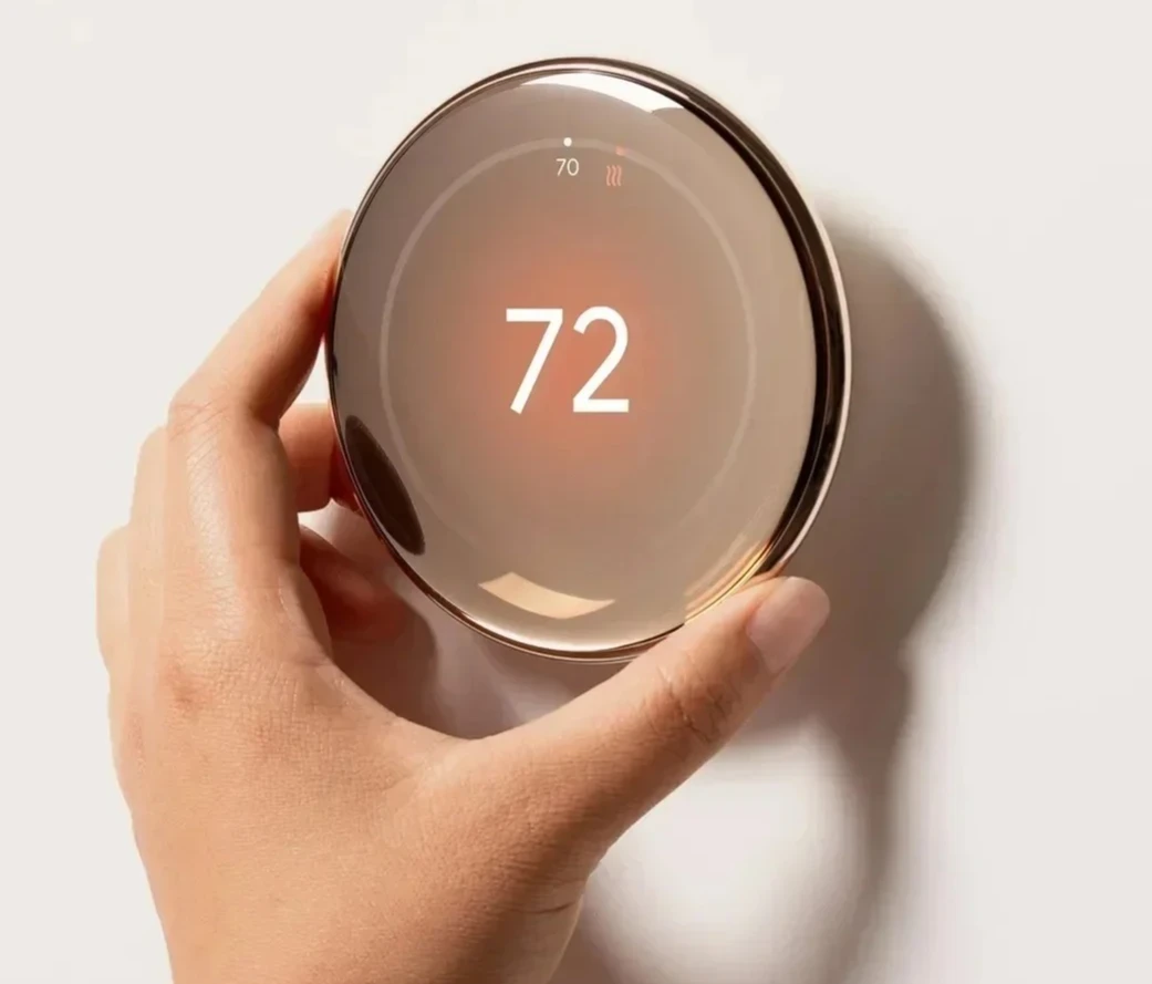 Nest learning fourth generation central air conditioner thermostat thermostat