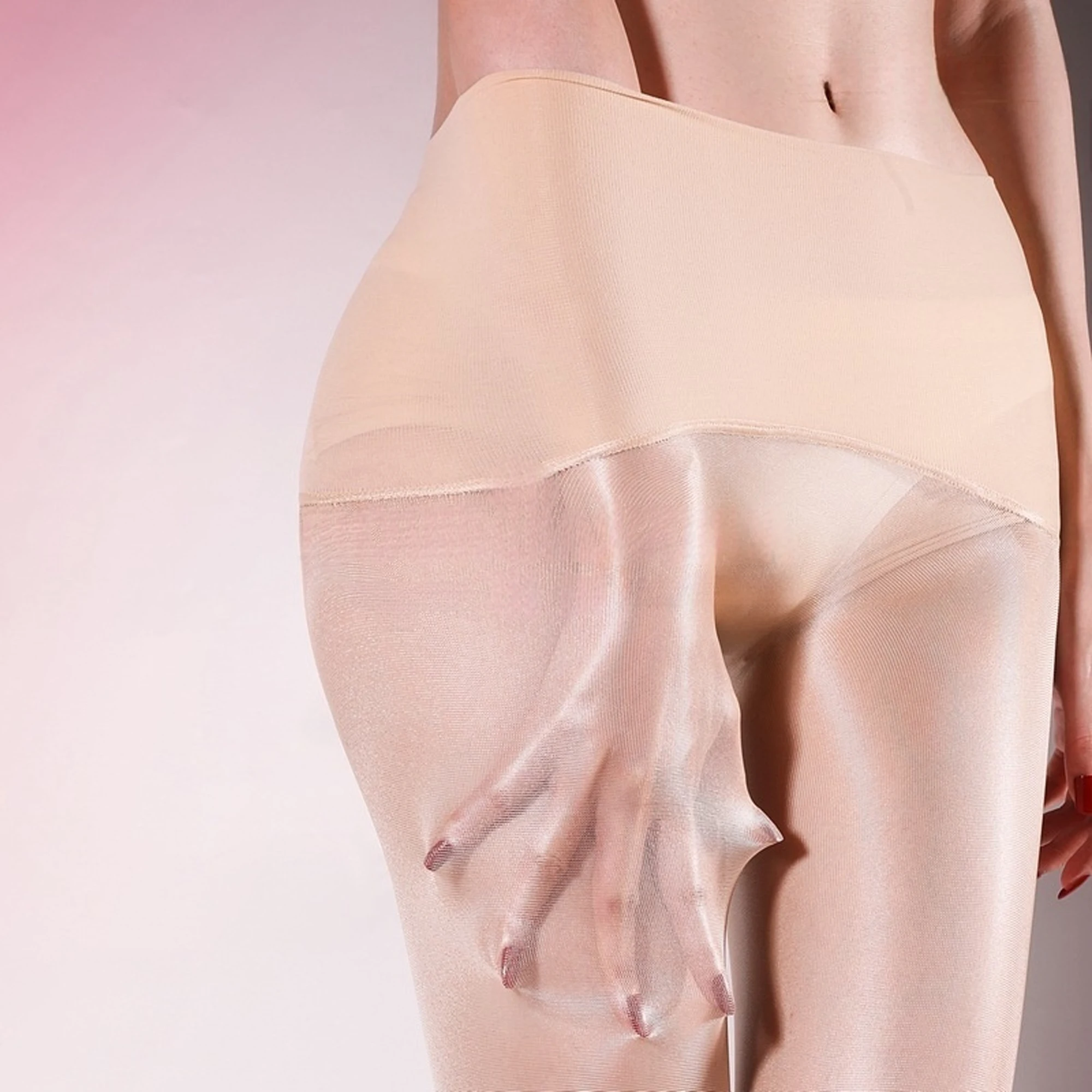 

Satin glossy seamless crotch Sherbin black stockings glossy and sexy silky dance pantyhose spring and autumn