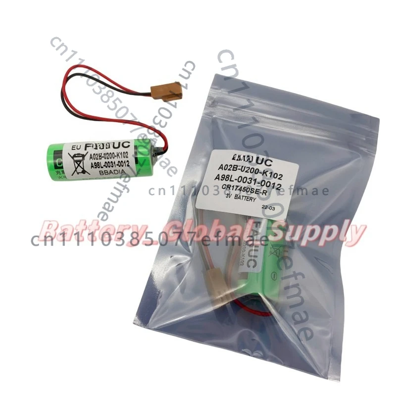 For FANUC A98L-0031-0012 A02B-0200-K102 3V CR17450SE-R Battery Fast Delivery 1PC New