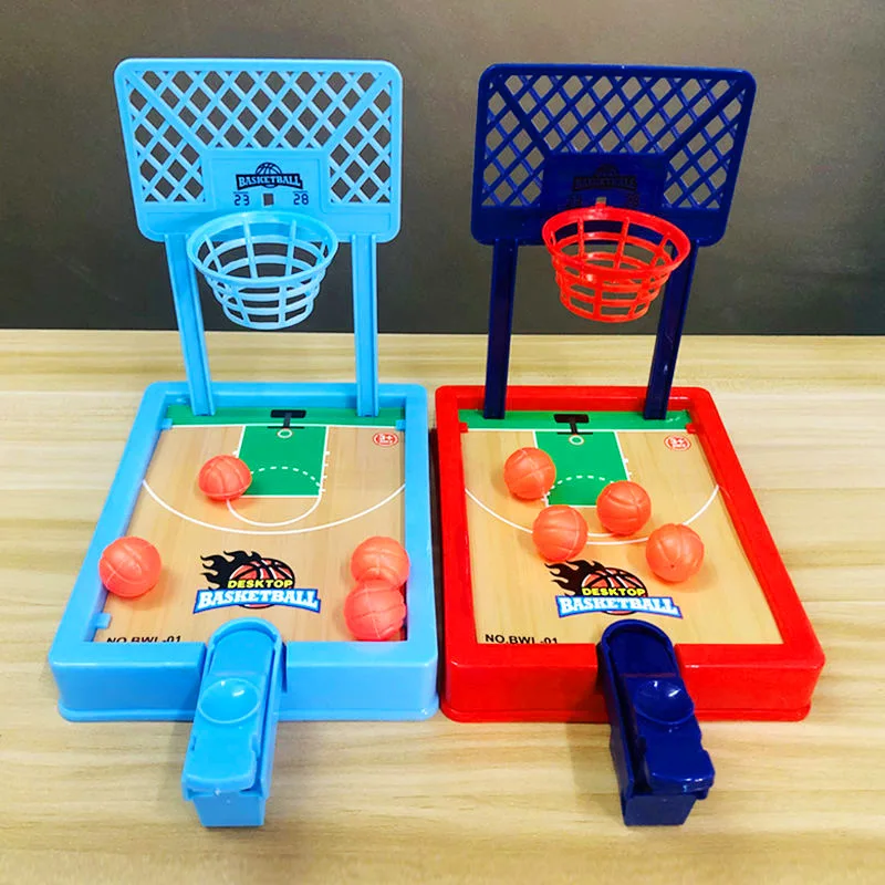 Mini Juguete De Baloncesto De Dedo – Máquina De Tiro De Escritorio Con Resorte – Juego Interactivo Para Niños Y Padres – Incluye Canasta Y 3 Pelotas (tamaño 18x14.5x12 Cm)