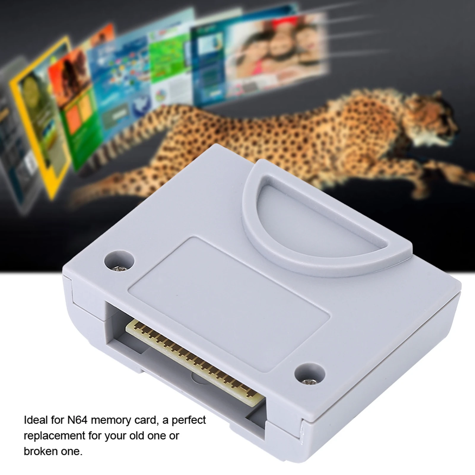 256Kb Replacement Memory Card for N64 Game Console Controller Plug and Play view 2