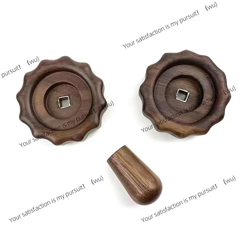For ROCKET APP/R58/V60 Semi-automatic Coffee Machine Walnut Modification Kit Knob Pull Rod