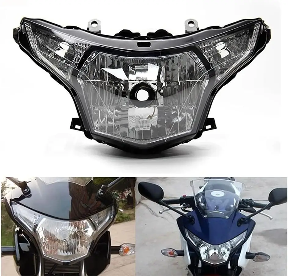 

Передняя фара мотоцикла в сборе, подходит для Honda CBR250RR 2008 2009 2010 2011 2012 2013 CBR 250RR 08-13 Передняя фара A