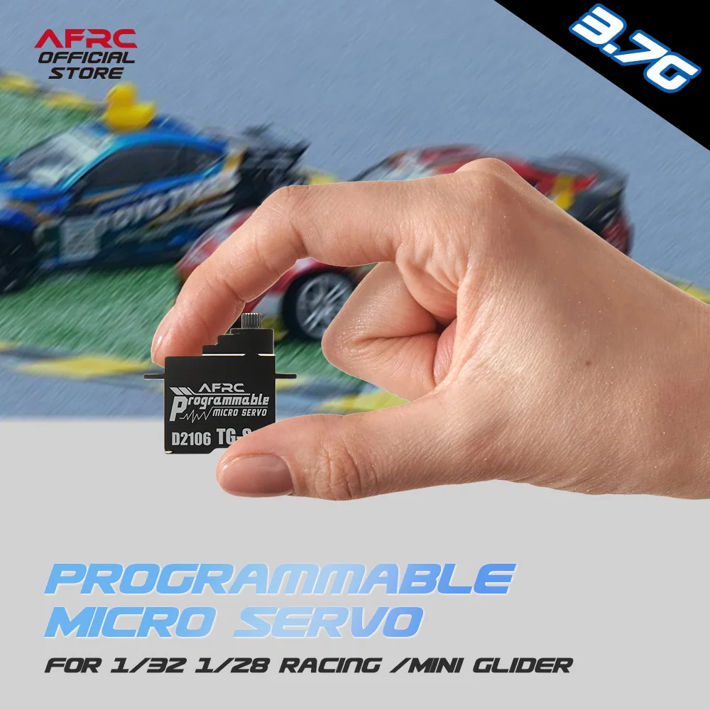 AFRC  3.7g V4 Professional Racing Drift Kit Programmabl Metal Mini Servo 3-aris Gyro For GL Racing 1/28 1/32 Drift DIY Assembly