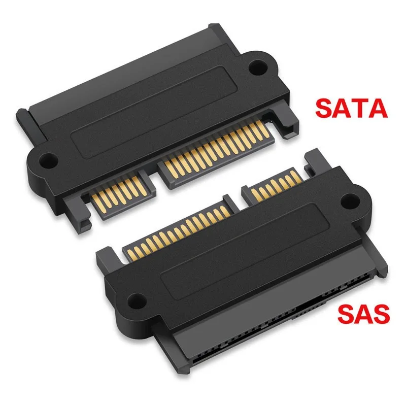 SFF-8482 SAS to SATA Adapter for Motherboard, Server SAS to 22Pin SATA Male to Female Connector