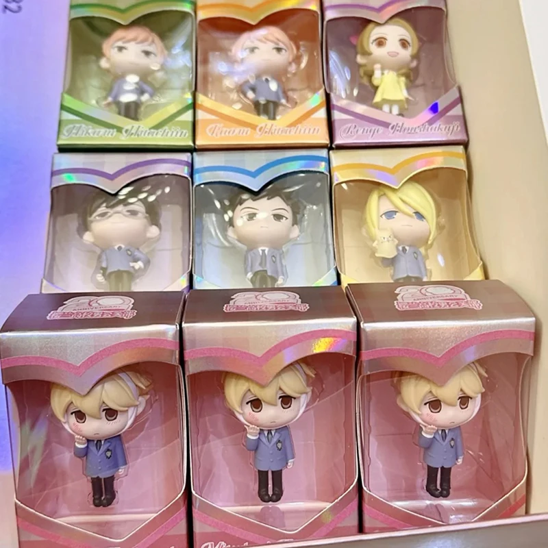 Authentic Ouran High School Host Club Blind Box Figure Magnetic Base Anime Manga Desk Decor Gift