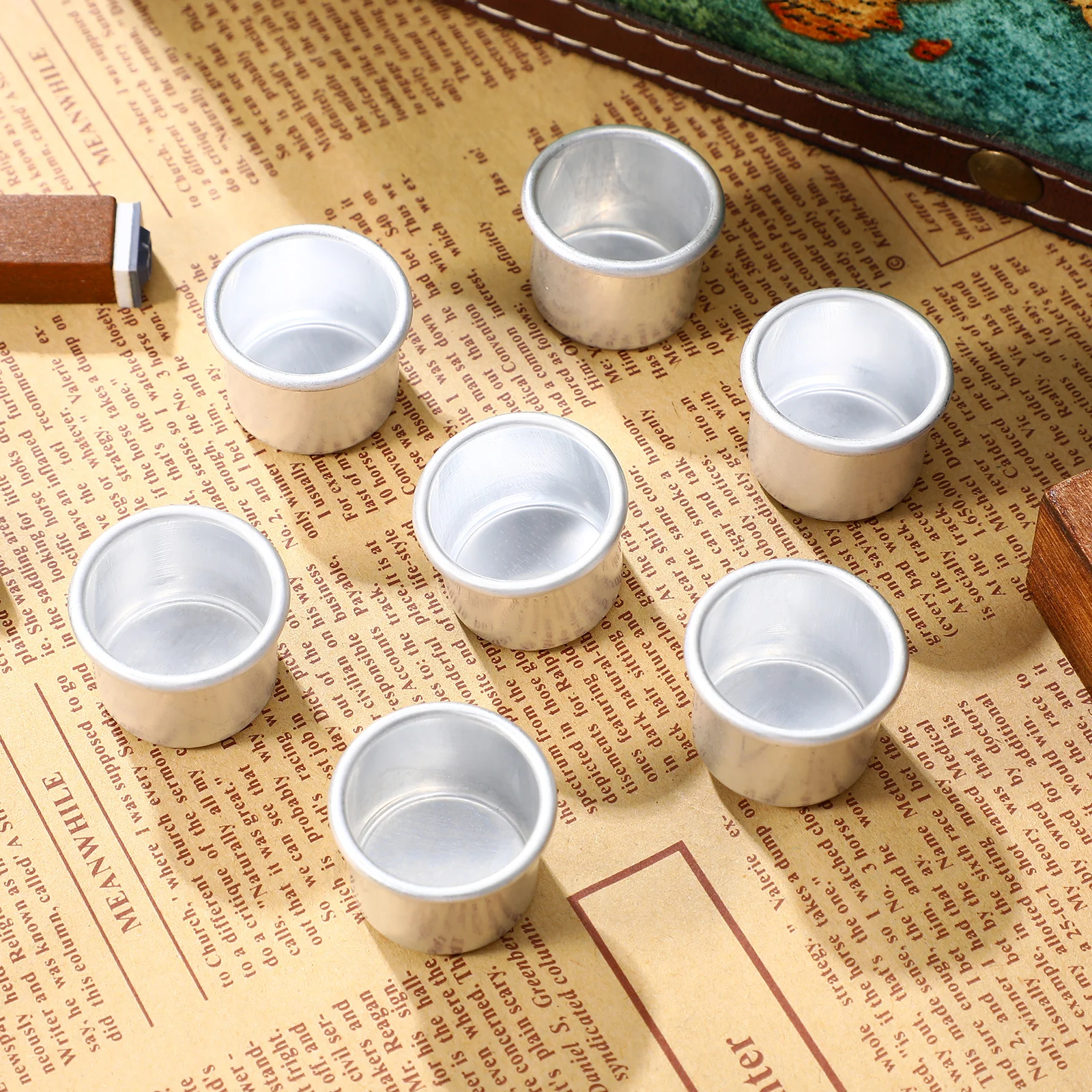 

30Pcs Holders Aluminum Taper Candles Rustproof Decorative Table Dinner Party Wedding Simple Classic Style