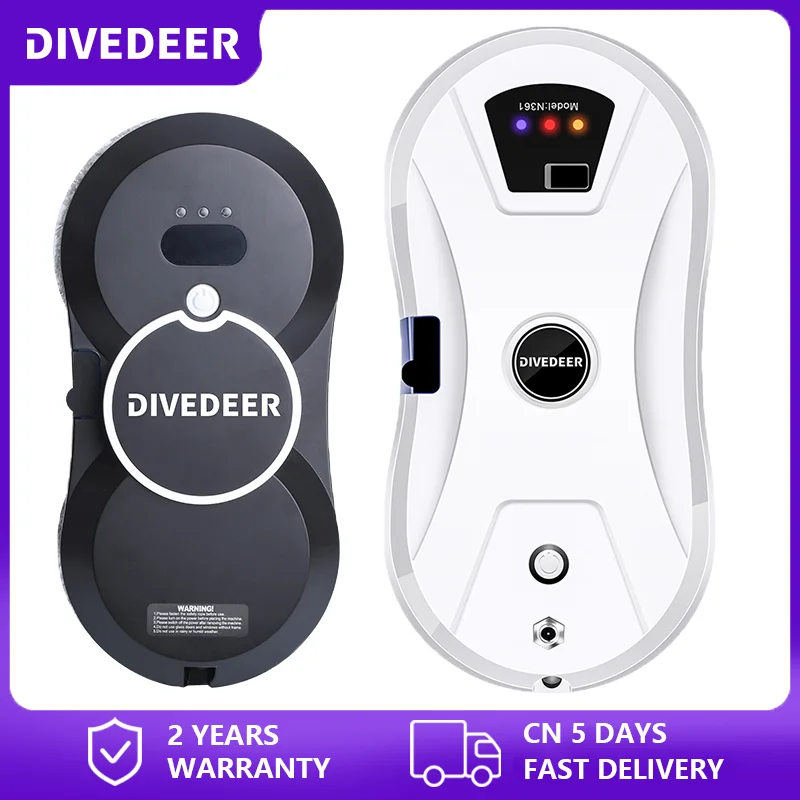 

DIVEDEER automatic water spray window cleaner household anti-fall vacuum cleaner cleaning machine multiple styles to choose from