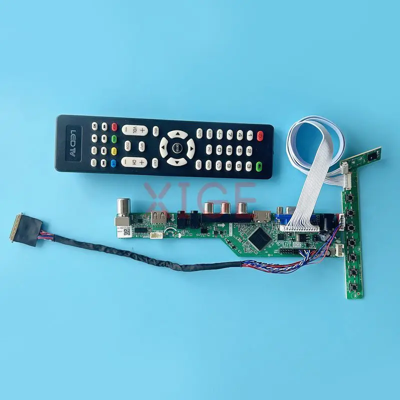 

Для N101L6 N101LGE CLAA101NB01A плата ЖК-контроллера 10,1 "LVDS 40-Pin TV аналоговый USB + AV + HDMI + VGA 1024*600 комплект DIY матрица ноутбука