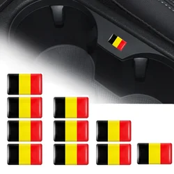 10pcs Epoxy Germany Flags Sticker Car Interior Decal for Mercedes Benz AMG W176 W204 W205 W211 W212 W213 W464 GLA CLA GLC Badge