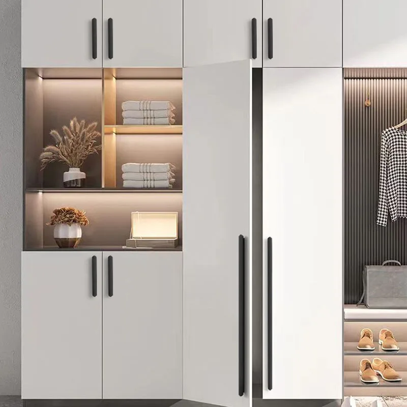 30 مللي متر-1000 مللي متر الراقية خزانة أثاث باب خزانة الأجهزة مقبض الباب خزانة خذاء درج أسود رمادي الذهب مقبض ممتد #4