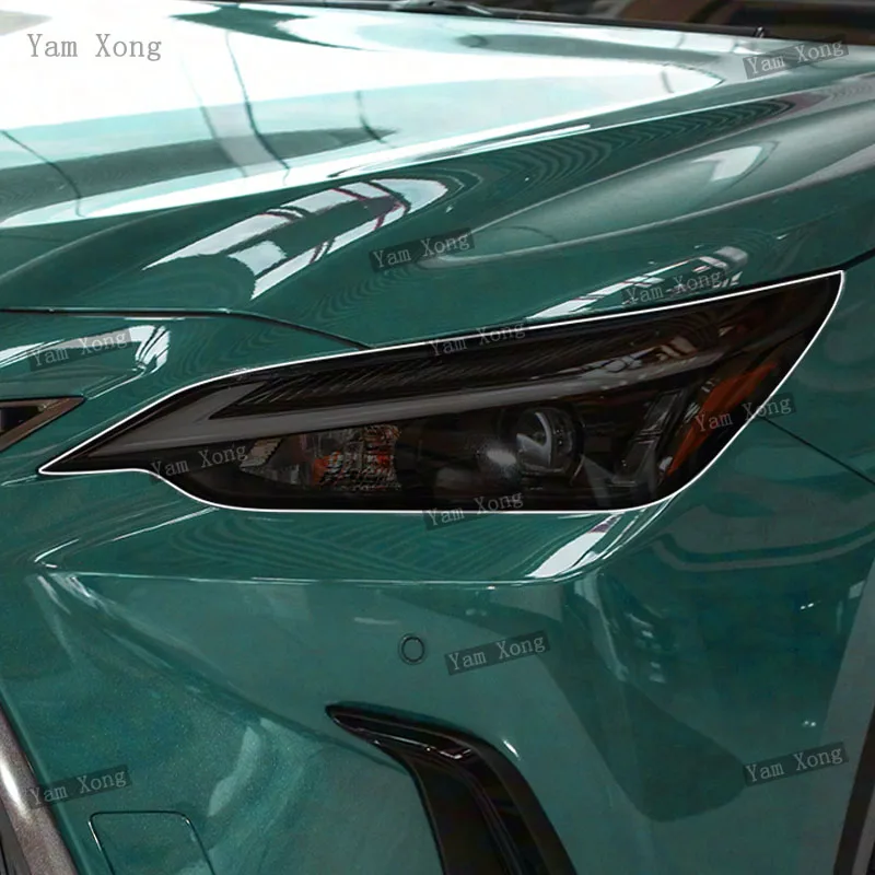 

For Lexus NX 2022-2025 Car Headlight Protective Film Vinyl Restoration Transparent Black TPU Car Light Cover Repair Sticker