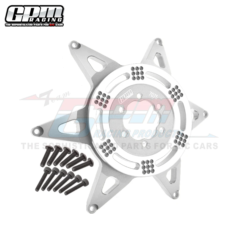 GPM aluminium 7075-gesp voor achterwielpatroon voor LOSI 1/4 Promoto-MX-motorfiets