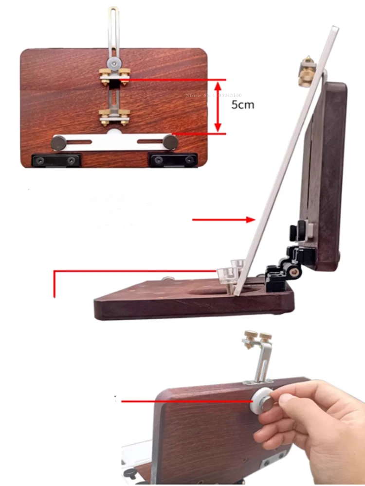 Caja de pintura al óleo de madera extraíble, herramienta de pintura de arte portátil, creación de bocetos al aire libre, estuches de paleta, acuarela, H1319, 1