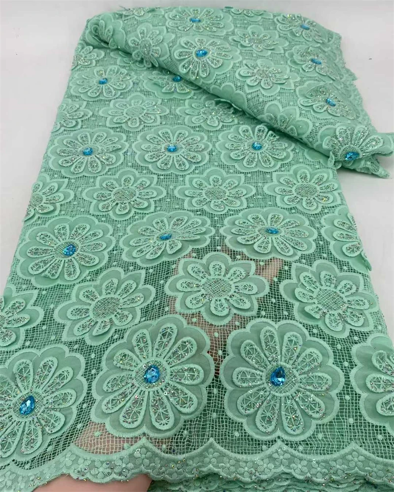 

Luxury African Sequins Beaded Lace Fabric High Quality Groom Nigerian Wedding Bridal Embroidery French Tulle Sewing