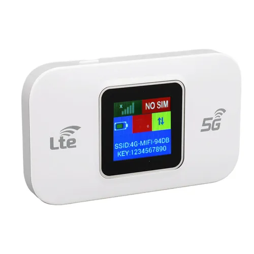 Imagen 2 del producto Módem WiFi 4G LTE, punto de acceso profesional, pantalla a Color de alta velocidad de 300Mbps, enrutador WiFi móvil 4G para teléfono móvil, portátil y tableta