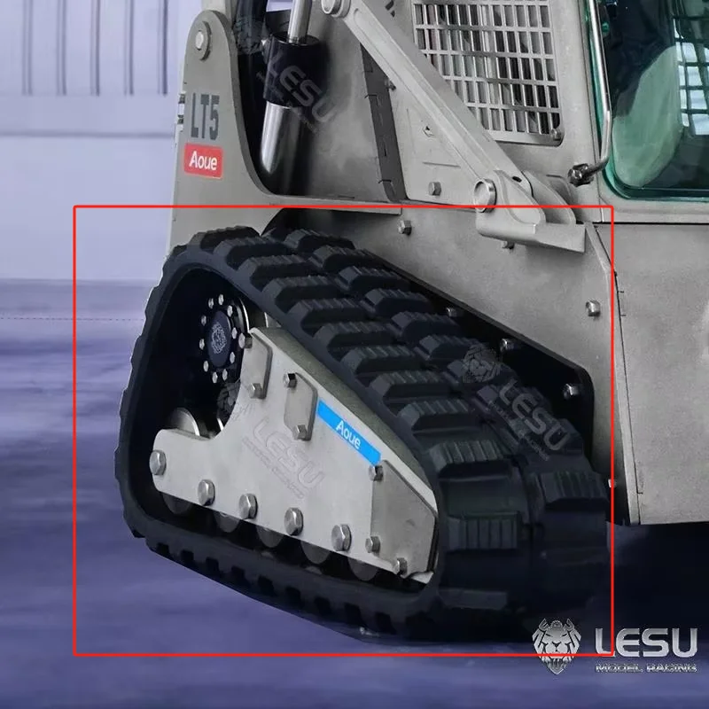 

LESU BA-B0008-Z-1 1/14 Crawler Bobcat Loader Rubber Track Strip Modification & Personal DIY