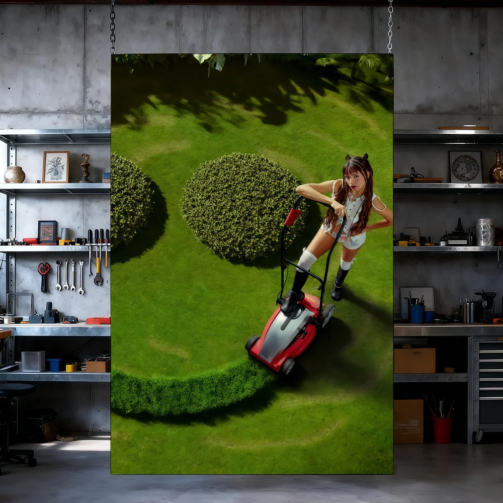 N-Nina Chuba Ich lieb mich العلم الديكور في الهواء الطلق الفن شنقا مضحك المرآب بار جدار لافتة الحفلات #3