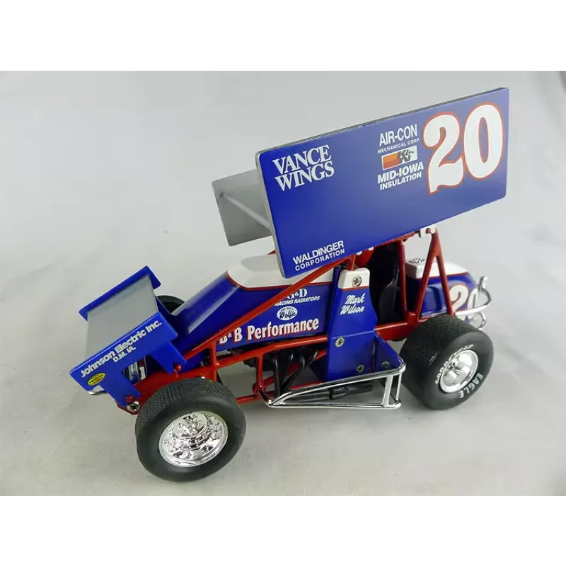 

Diecast ERTL 1:24 Scale SPRINT CAR BOB Trostle #20 American Short Axle Super Speed Alloy Car Model Collectible Toy Gift