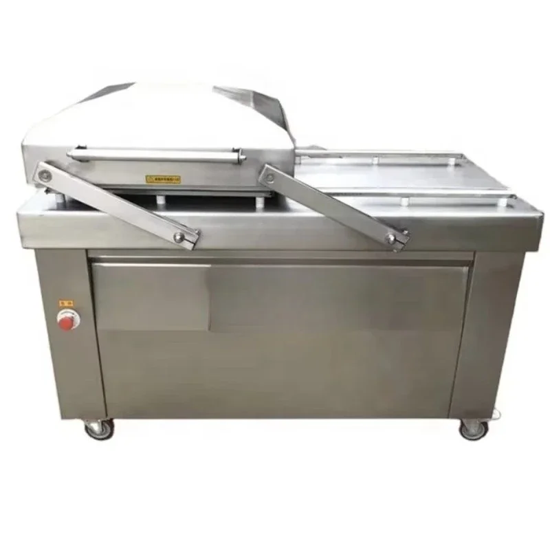 Vacuum packaging machine, double chamber vacuum packaging machine