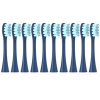 10PCS Replacement Brush Heads for Oclean Flow/X/ X PRO/F1/ One/ Air 2 Electric Toothbrush DuPont Soft Bristle Nozzles,A