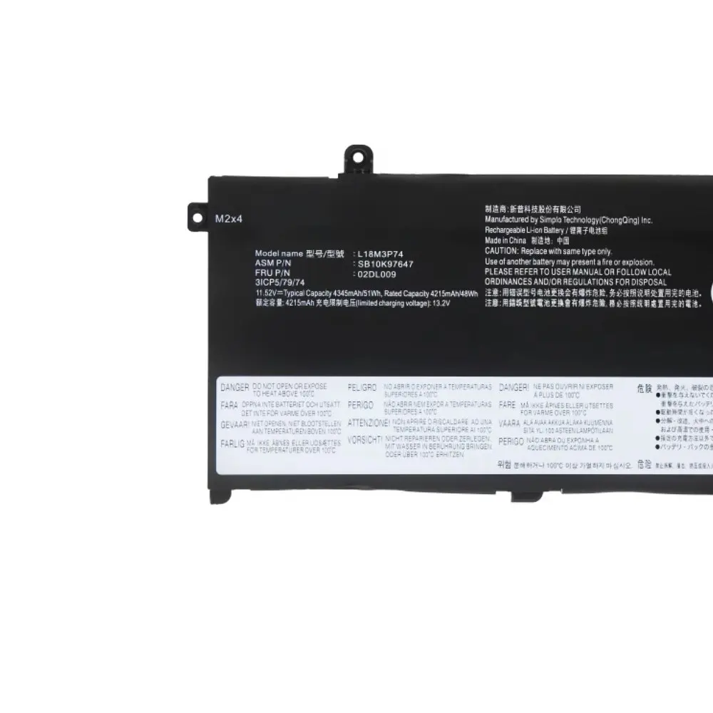 NEW L18C3P72 L18M3P74 Laptop Battery For Lenovo ThinkPad T490 T495 P43S T14 Gen 1 Series L18M3P73 L18L3P73 02DL007