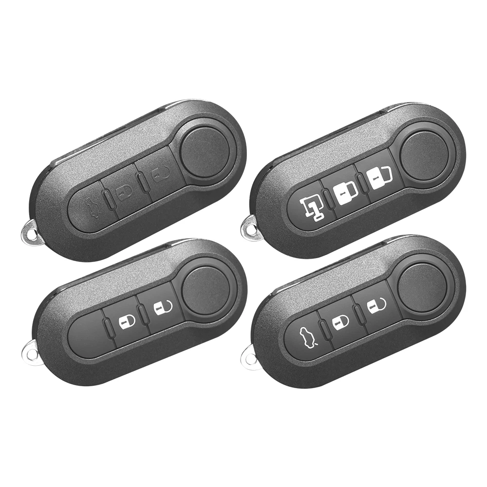 1 carcasa de llave de coche de 7,5x3,4x3cm, para Fiat MPV 2012-2016/Bravo/Ducato 2010-2016/500/Fiorino 2007-/Doblo 2010-/Grande Punto 2006-2010