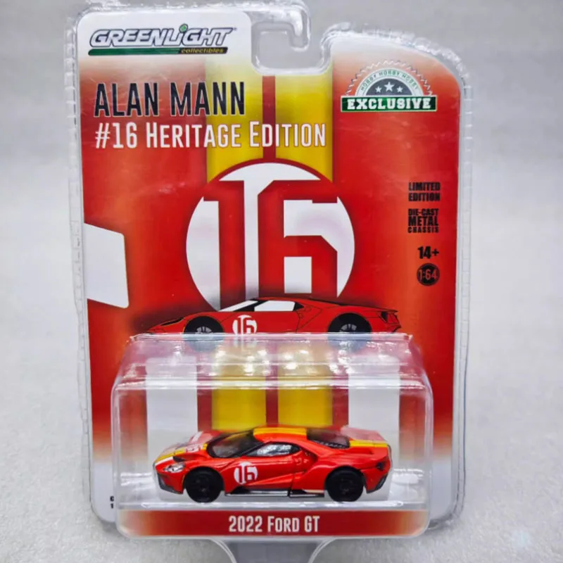

Greenlight масштаб 1:64 2022 GT сплав моделирование модель автомобиля статическая коллекция украшенные праздничные подарки игрушки сувенирный подарок