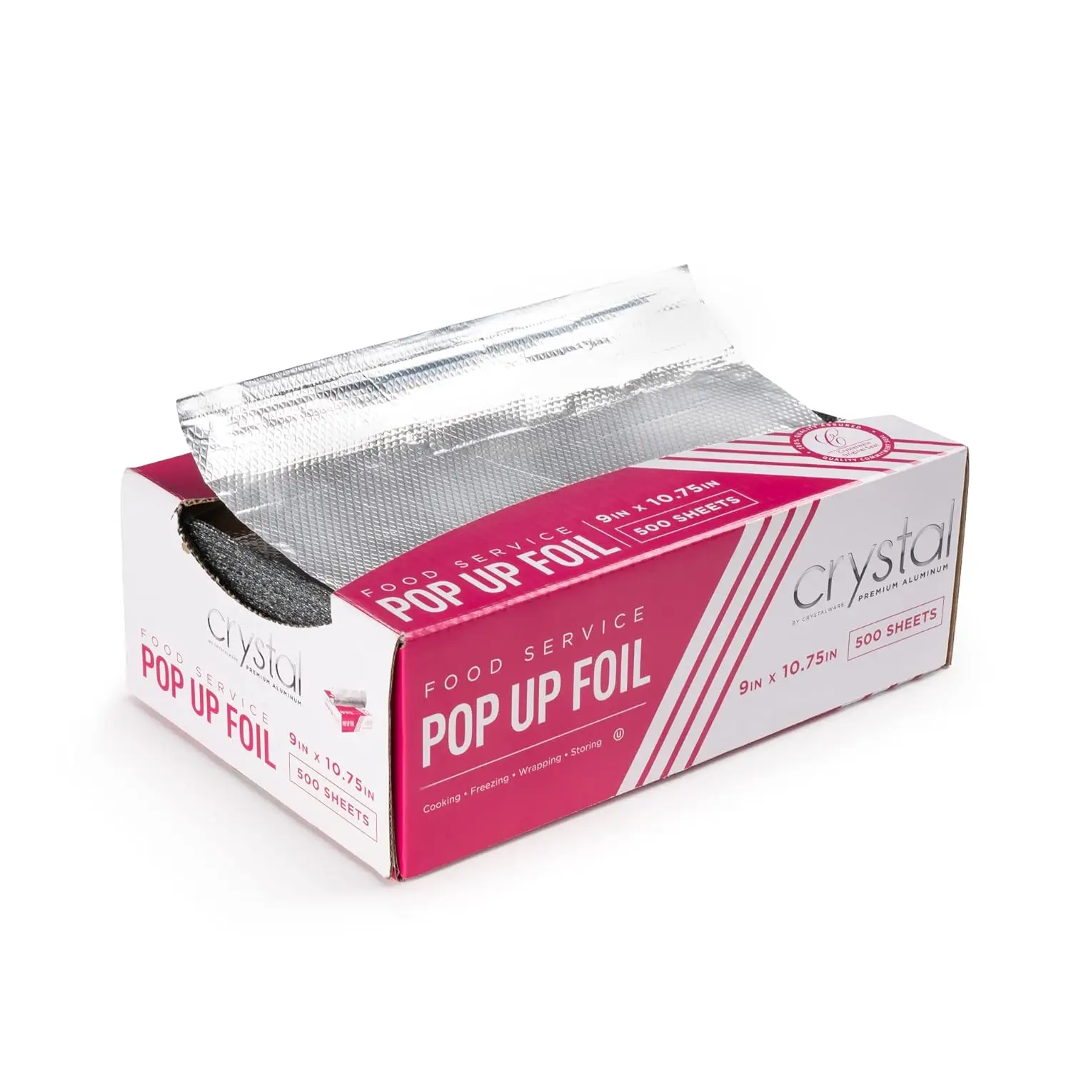 

Aluminum Foil Pop Up Sheets 9x10.75 Inch 500 Sheets for Cooking & Storage