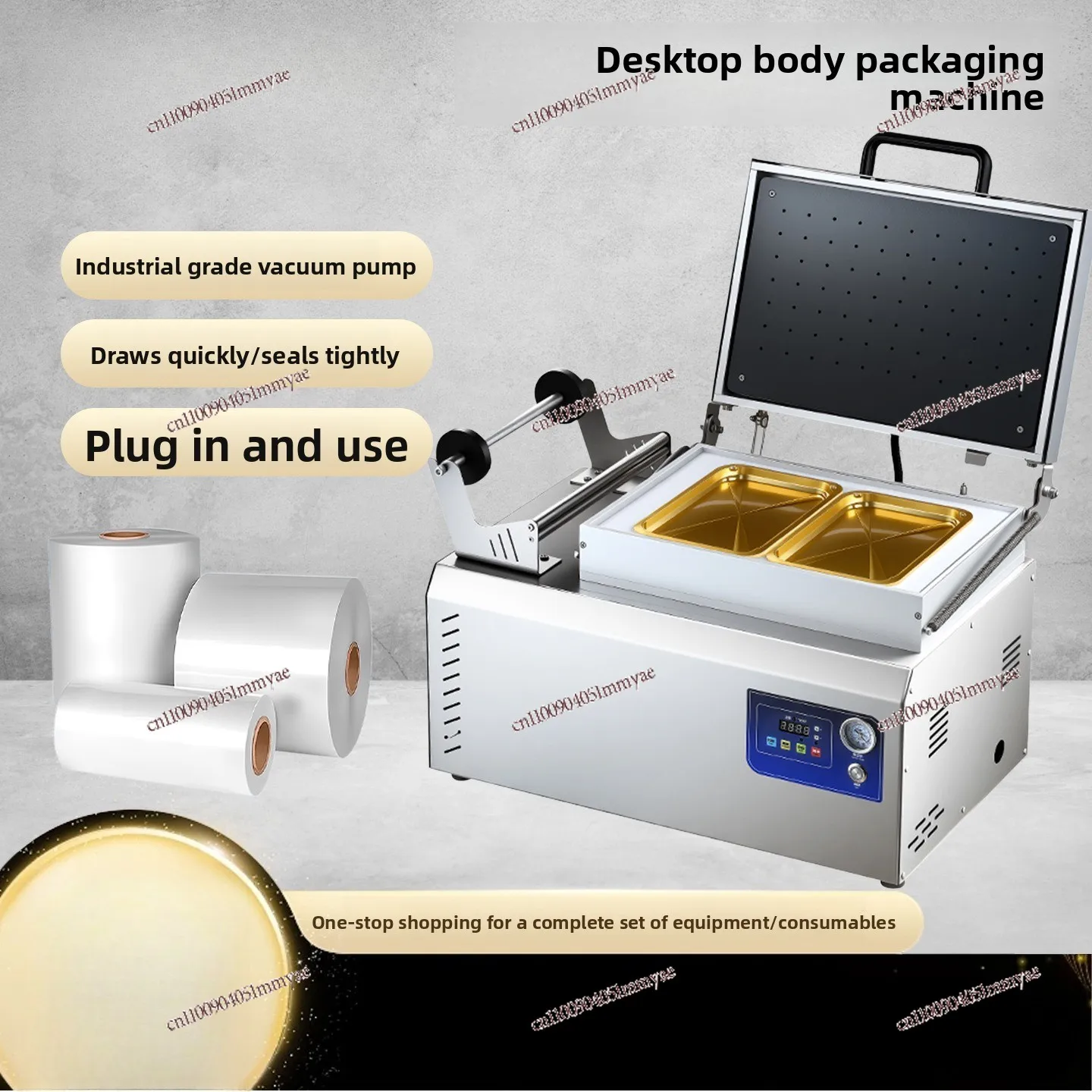 Food Vacuum Body Packaging Machine Aquatic Products Supermarket Vacuum Hand Pressure Automatic