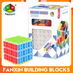 Fanxin-取り外し可能なビルディングブロックキューブ、教育玩具、DIYギフト、3x3x3、そわそわおもちゃ