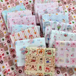Cotton 40 Plain Children's illustration Theme Cartoon Fabric Kid's Clothing DIY Sewing Needlework Material