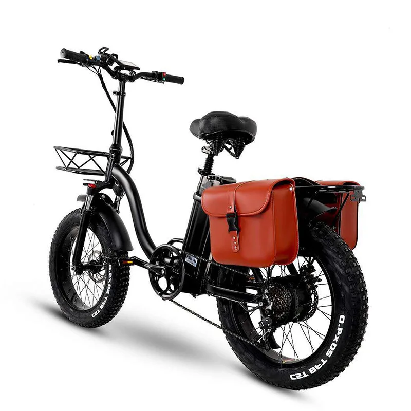 

Electric bicycle 1000w 48V 15ah lithium battery 20 inch 4.0 fat tire folding electric bicycle adult snow mountain electric bike