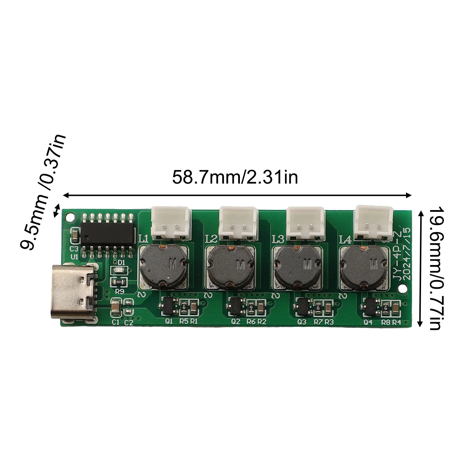 

57*19MM Mist Maker Easy To Apply Easy To Assemble Power On The Spray Strong Fog Volume Upgraded TYPE-C Interface