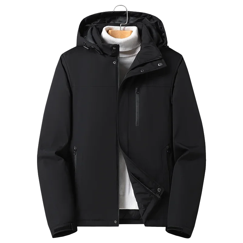 

Puffer Jacket Coat Men Winter Jackets Casual Warm Thick Hooded Coats Puffer Jacket Men Men Windproof Overcoat Plus Size