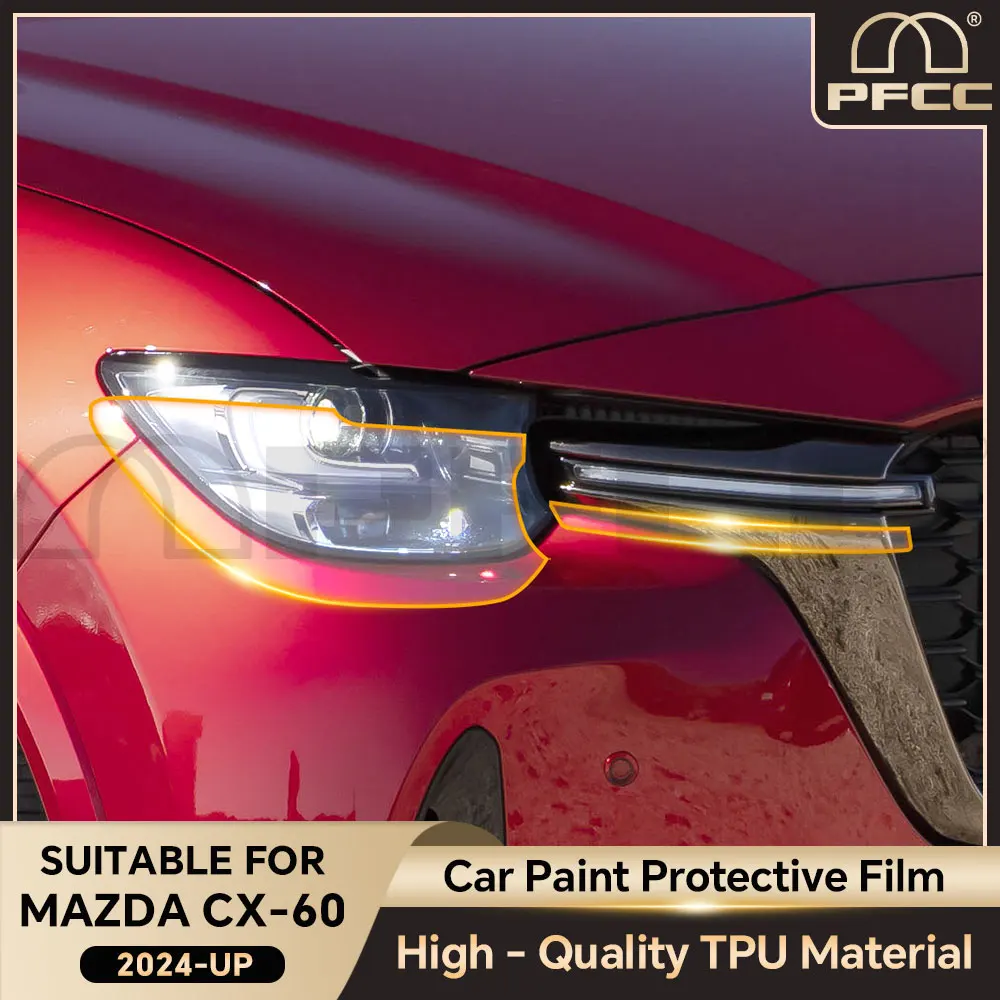 

Для Mazda CX60 CX-60 2024-UP фара заднего вида B C стойки предварительно вырезанная защитная пленка для краски прозрачная наклейка из ТПУ PPF против царапин