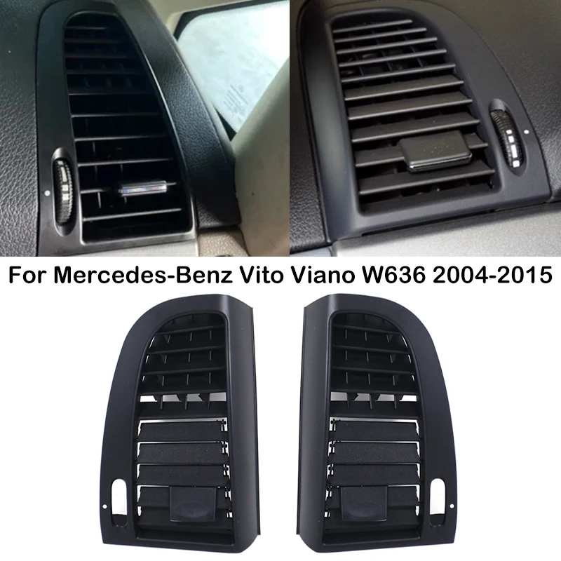 

For Mercedes-Benz Vito Viano W636 W639 2004-2015 Car Front Air Conditioner Vents AC Air Vent Grilles Cover 6368300200 6368300300