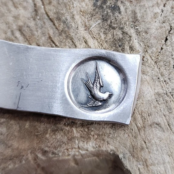 3D Bird Design Metal Stamps Steel Punching Tool Silver Gold Jewelry DIY Punch Logo Pressing Pendant Earrings Marking - view 2