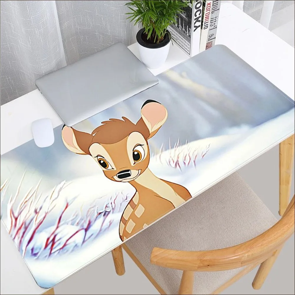 Disney Bambi And Thumper Mousepad Beautiful Large Gaming Mousepad L XL XXL Gamer Mouse Pad Size For Game Keyboard Pad For Gamer