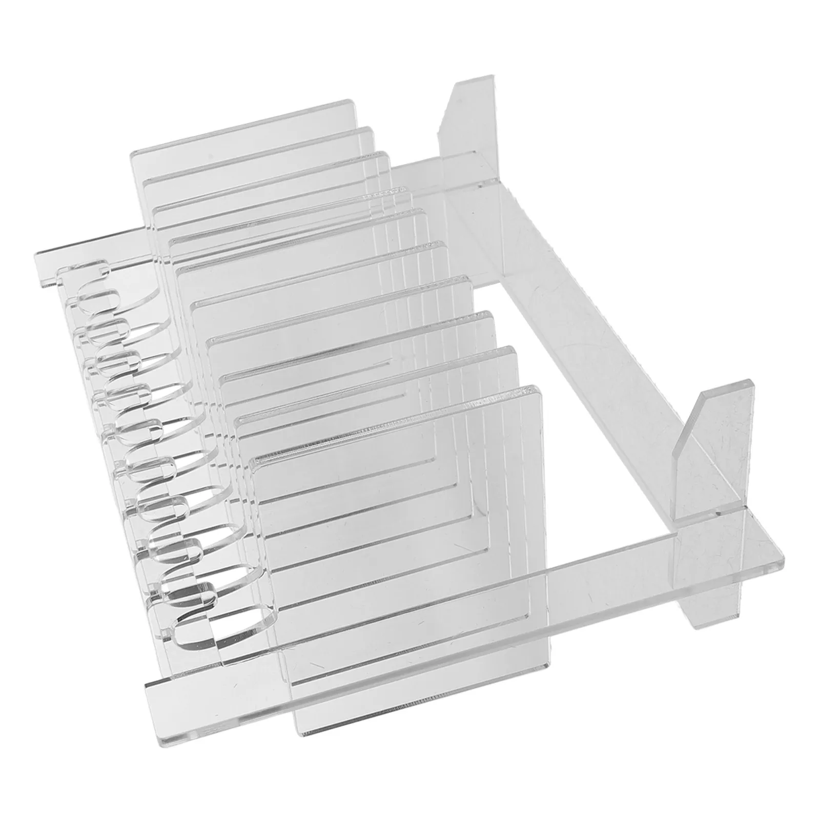 1Set Nail Display Stand Acrylic Nail Art Display Board False Tips Sample Holder Hanger Practice Board Manicure Polish Design
