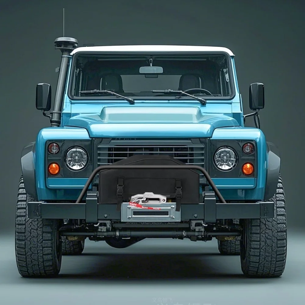 Water Resistant Winch Cover for Electric Winches Made with Heavy Duty 900D Oxford Waterproof Fabric Size 55 by 25 5 Cm