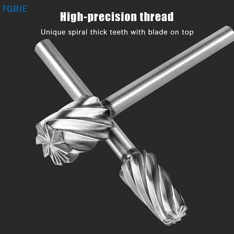 

[TL][TL]6pc High-speed Steel Woodworking Small Rotary File Grinding Head DIY Carpenter Polishing And Trimming Electric Tool Set