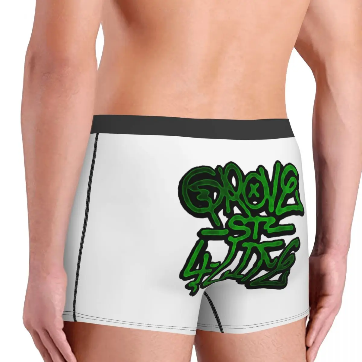 الملاكم السراويل السراويل Harajuku Grove 4 الحياة GTA سان أندرياس سراويل الرجال تهوية الملابس الداخلية لهدايا أوم رجل صديقها