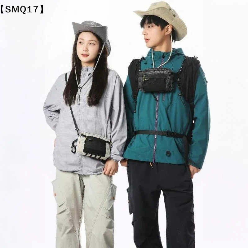 Ultralight Waterproof Fiber Waist Pack Multi-pocket Outdoor Waist Bag For Running Cycling Camping Sling Bag Chest Bag
