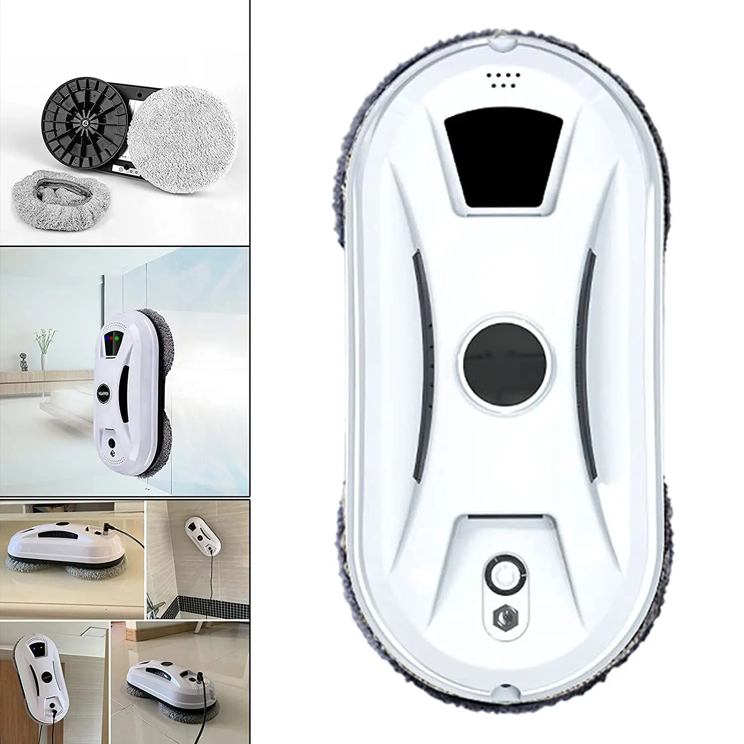 Robot pembersih jendela, semprotan air pembersih jendela kaca listrik untuk eksterior kelas atas Remote Remote Control untuk rumah