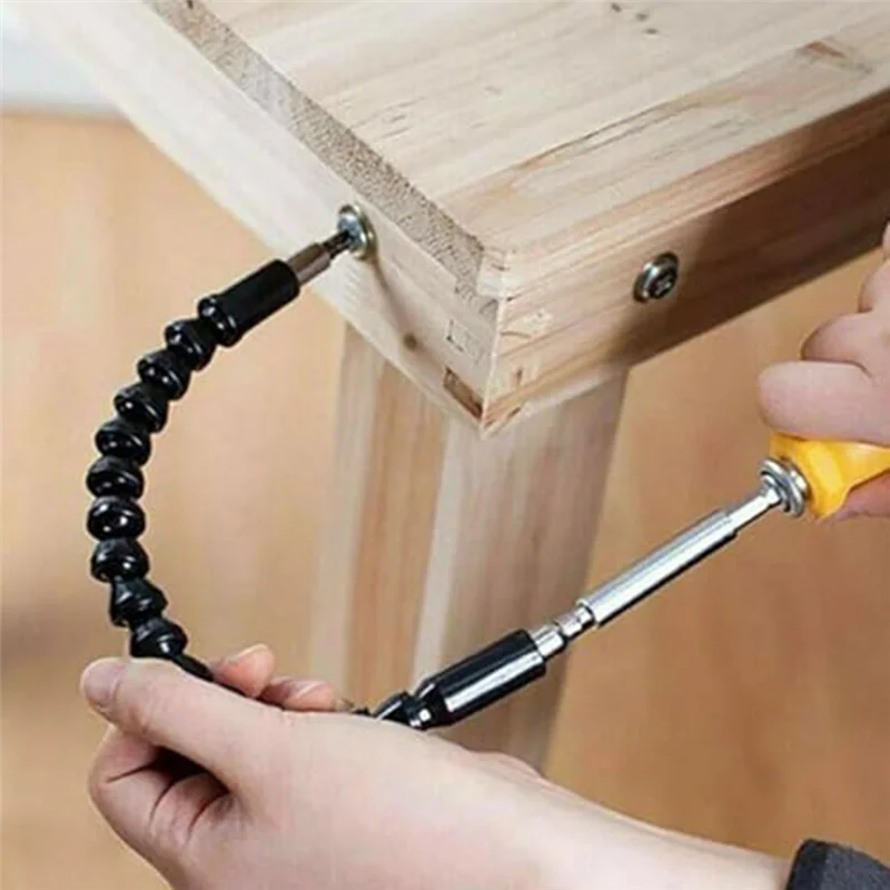 

ABXF-4 Piece Superbit Screwdriver Flexible, Flexible Drill Bit Extension Flexible Shaft Extension Bit As Shown Plastic+Steel