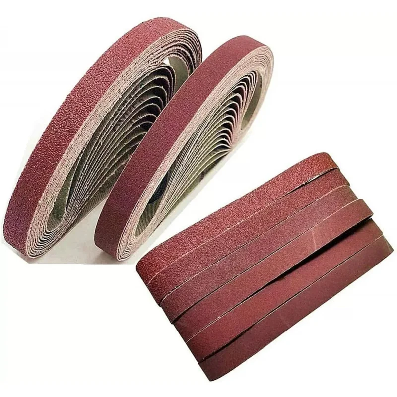 500pcs-carton 13 x 451mm Premium Aluminium Oxide Belts For Belt Sander 40 60 80 120 150 180 240Grit Sanding