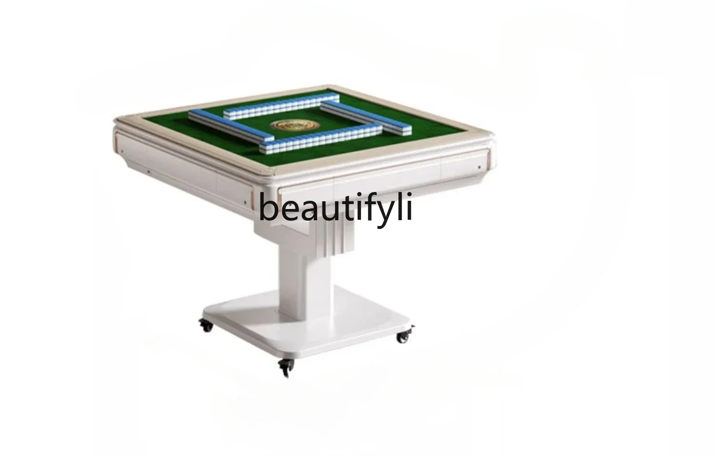 

Mahjong Machine Household Automatic Mute Folding Electric Roller Coaster Mahjong Table Dining Table Dual-Use furniture