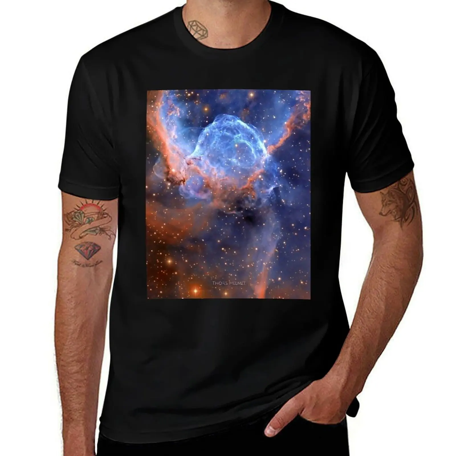 Thor's Helmet Nebula HD! T-Shirt man t shirt summer T-Shirt